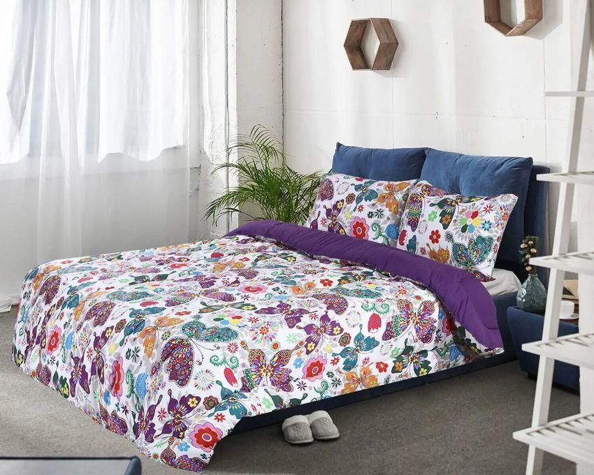Line Sleep Double Face Printed Comforter - (220*180Cm) - Move