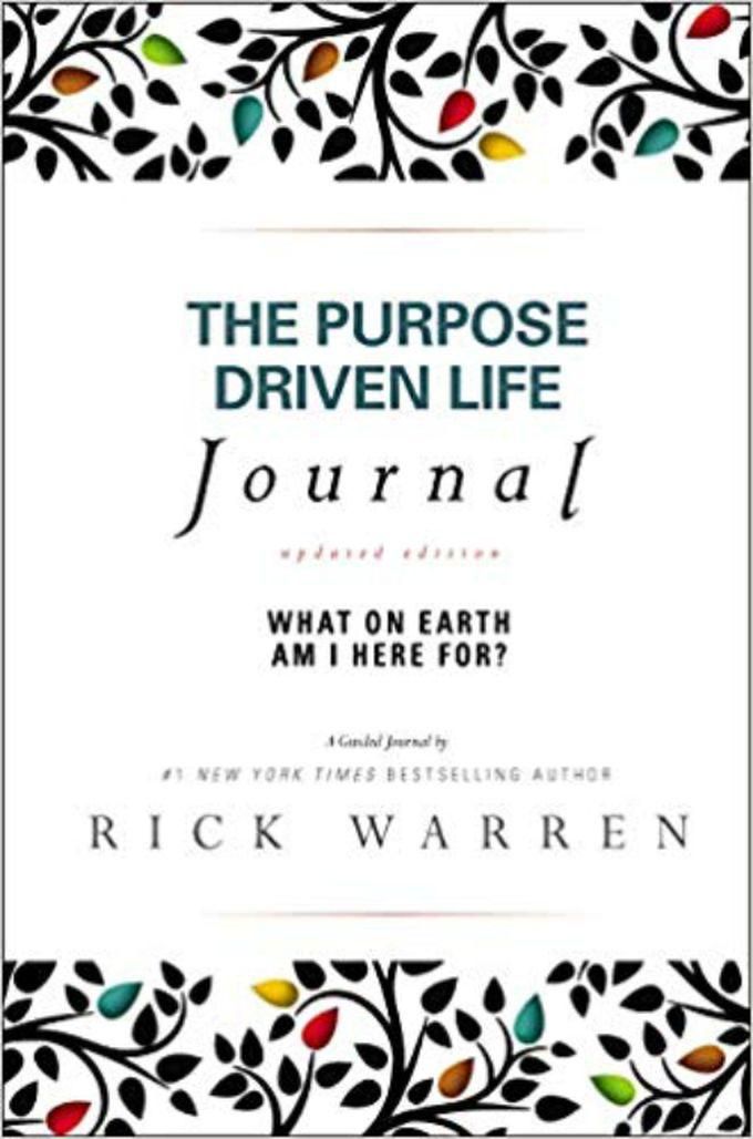 Qusoma Library & Bookshop The Purpose Driven Life Journal- Rick Warren