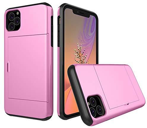 Business Phone Cases For iPhone X XS Max XR iphone11 Case Slide Armor Wallet Card Slots Holder Cover for iPhone 7 8 Plus 6 6s Samsung Samsung S9Plus Samsung NOTE9. (Samsung NOTE3,pink)