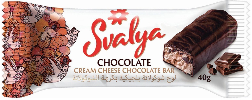 Svalya Chocolate Flavoured Cream Cheese Bar 40g