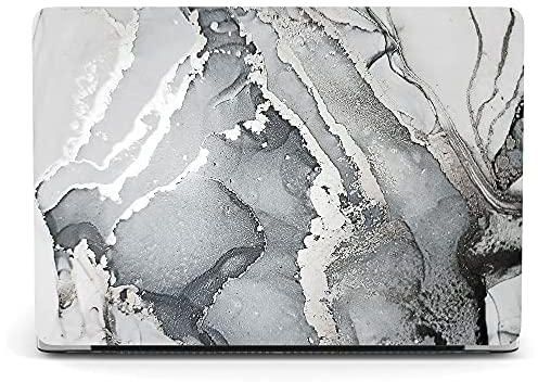 Hard Case Compatible with New MacBook Air 13 Inch Case 2020 2019 2018 Release Model A2337 M1 A2179 A1932 with Retina Display and Touch ID, Matt Plastic Hard Shell Case Cover - Grey Marble