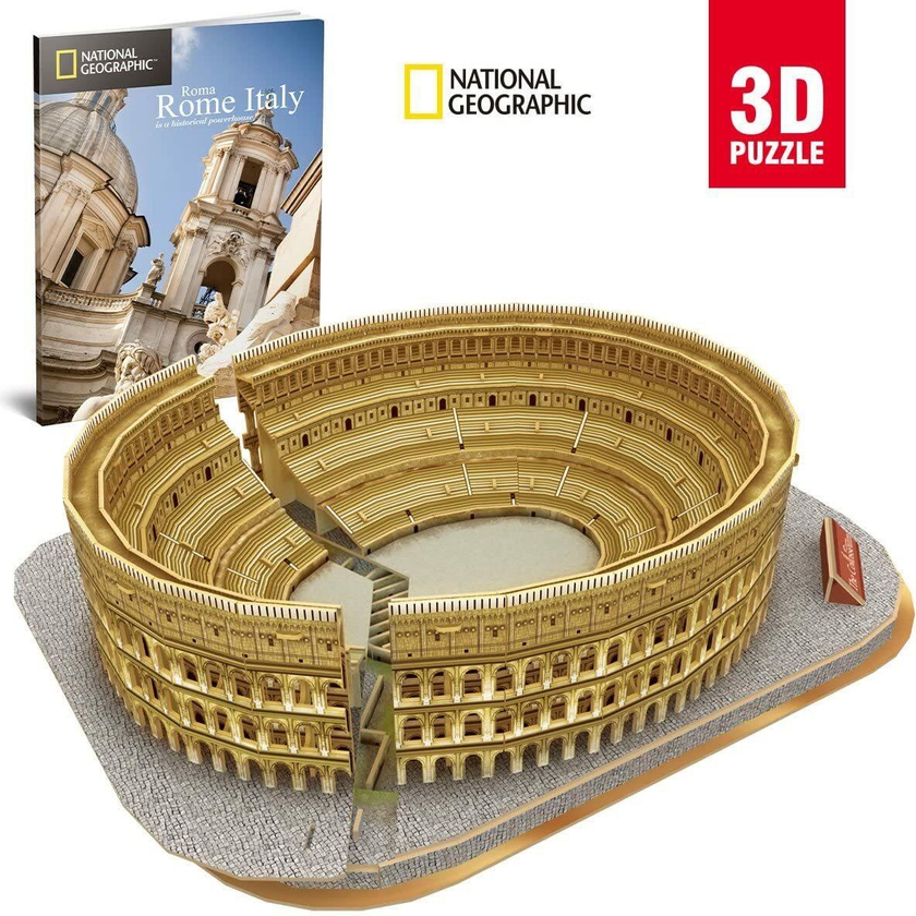 Cubicfun National Geographic 3D Puzzle The Colosseum 3D Puzzle 131 Pieces