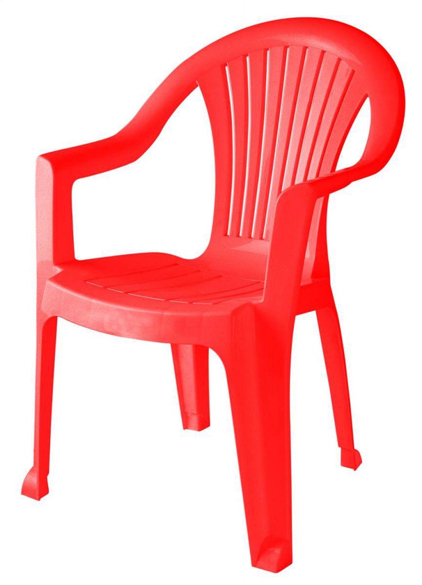 كرسي بمسند للذراع نيو جينيف من الهلال والنجمة، 85.5×56.5 سم - احمر