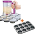 Generic Pancake Machine Batter Dispenser With Measuring Label+ a FREE 12-hole Queen Cake / Cupcake Baking Oven Tray.