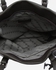 Dejavu Shopper Tote Bag With Snake Pattern Side Panels - Dark Grey