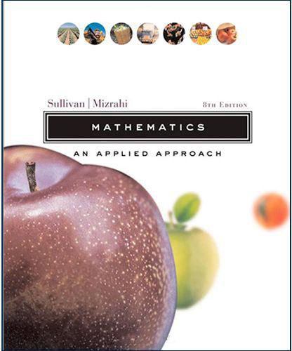 Mathematics An Applied Approach by Michael Sullivan - Hardcover