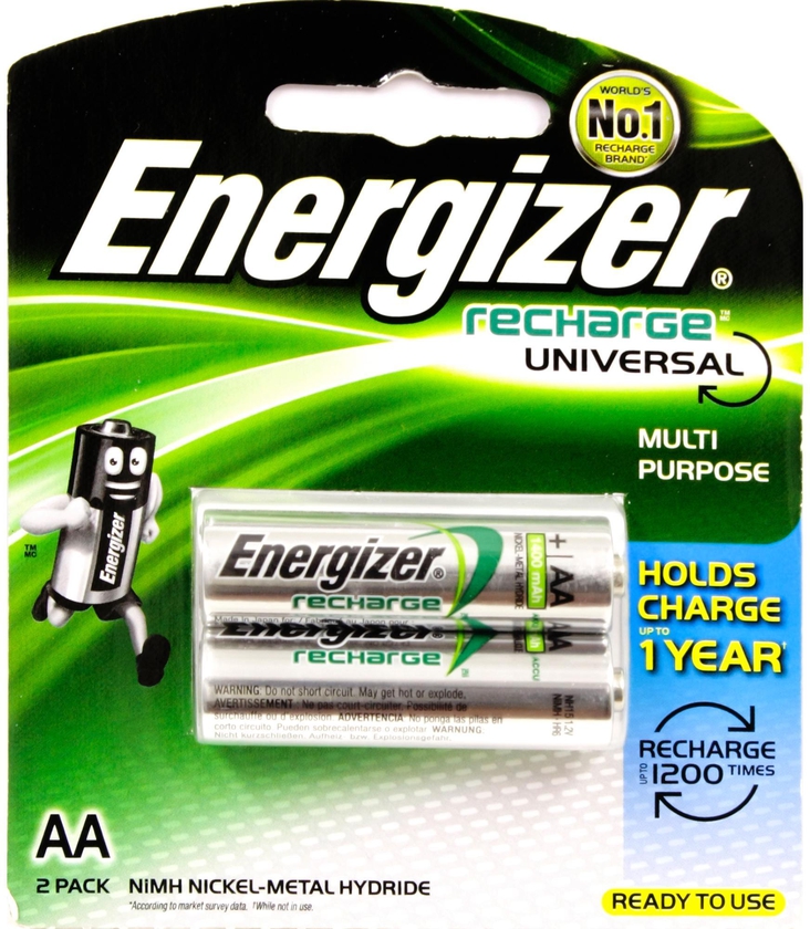 Energizer Recharge Universal AA Multipurpose Battery