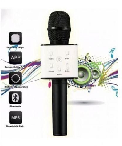 Microphone & HIFI Wireless Bluetooth Speaker - Black