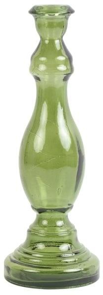 Light & Living Candle Holder 10.5x30cm - Armilla Glass Green