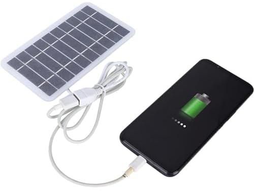 Silicon Solar Panel,2W 5V Outdoor Solar Battery Charger Mobile Power Supply for Charging Mobile Phone