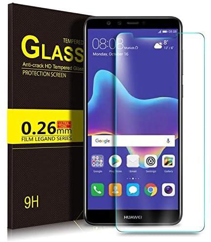 Premium Tempered Glass Screen Protector for Huawei Y9 2018, Clear