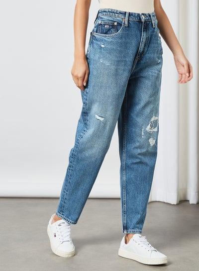 Mom Fit Jeans Blue