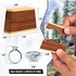 Wooden Wedding Ring Box, Wooden Engagement Proposal Ring Bearer Boxes, Ring Case Ring Gift Box, Engagement Ring Box, Jewelry ring Storage Box for Anniversary