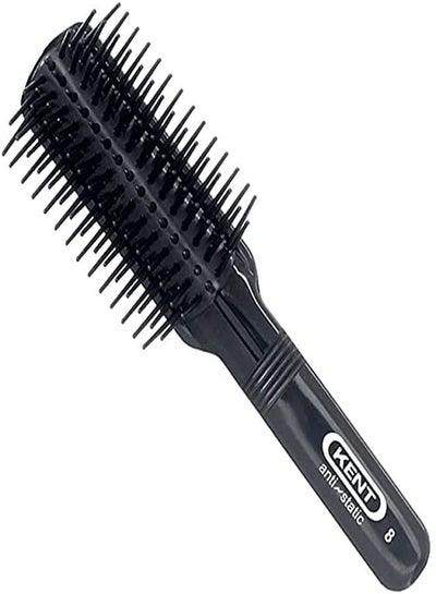 As8 Anti Static Hair Brush Travel Brush Small Hair Brush For Smoothing, Straightening, And Curling Short Or Medium Hair. 7-Row Mini Hairbrush Anti Static For Hair Frizz Free Brush Made In England