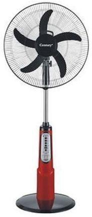Century 18" Rechargeable Fan With Five Blades And Led Light