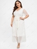 Plus Size Sparkling Sequins Polka Dot Belt A Line Gown Dress - 5x | Us 30-32