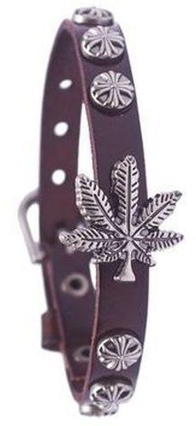 Brown Leather Cuff Bracelet