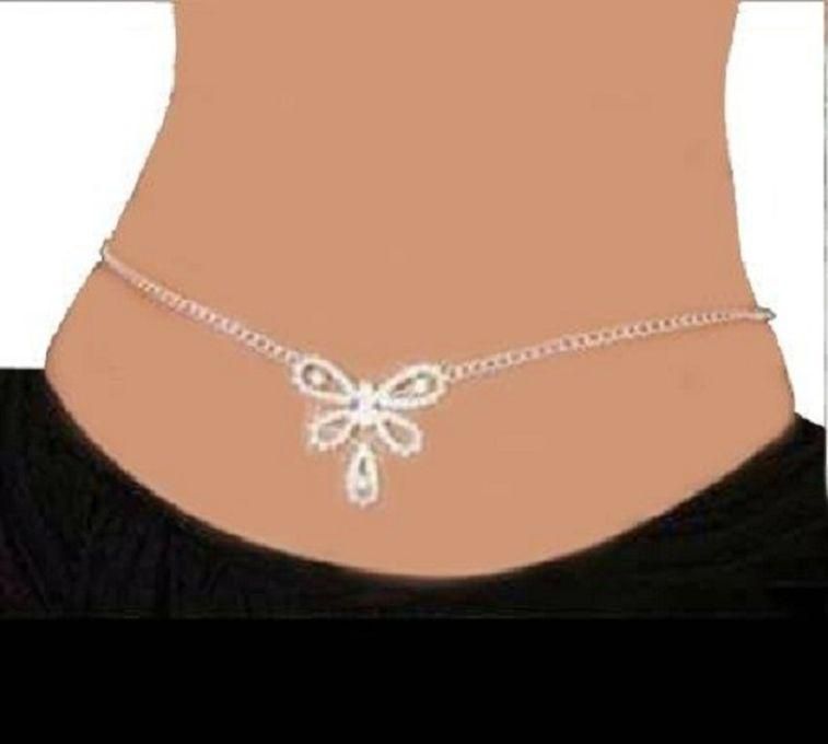 Generic Low Back Chain - Silver - Great Shape For Lower Back Decoration