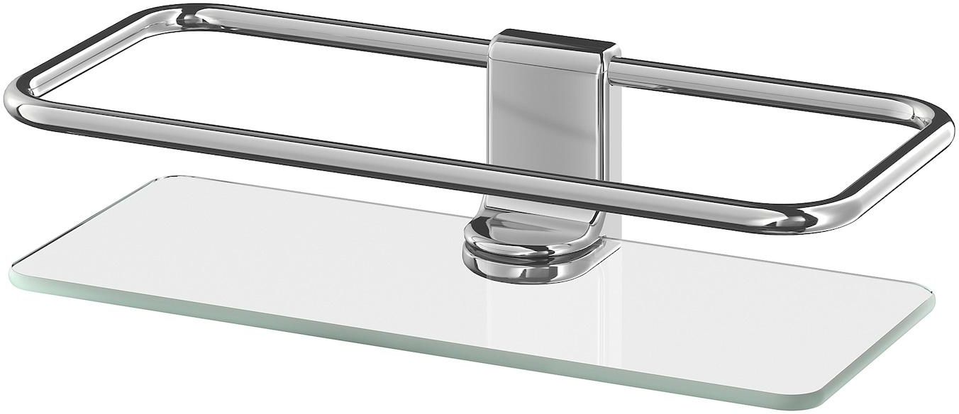 KALKGRUND Shower shelf - chrome-plated 24x6 cm