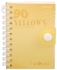 Mintra Lined Ninety Notebook – A7 – Yellow