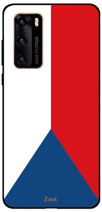 Skin Case Cover -for Huawei P40 Red/Blue/White Red/Blue/White