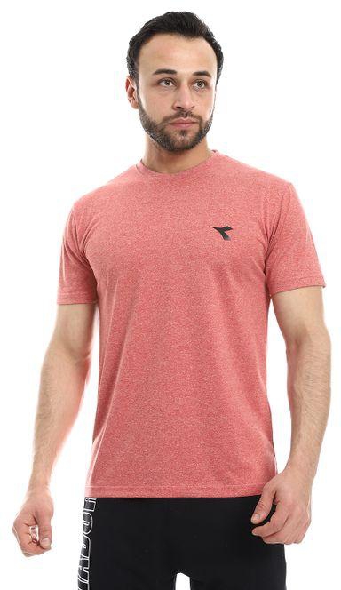 Diadora Men Sports Printed T-Shirt - Red