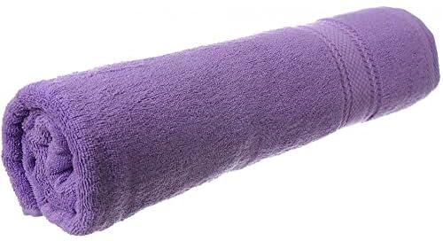one year warranty_Bathrobe Towel With 1 Line - Purple