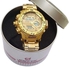 Joefox Gold Wrist Watch