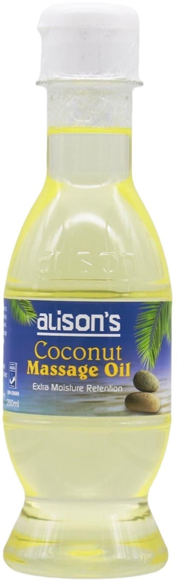 Alison&#39;S Coconut Massage Oil 200Ml