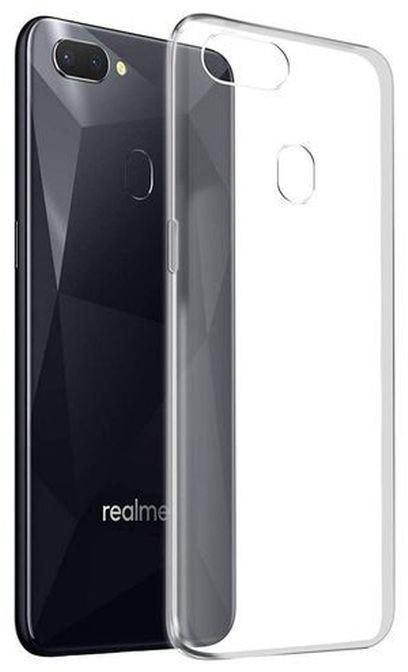 Silicone Back Cover For Realme 2 -0-Transparent