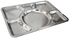 Generic Stainless Steel 6-in-1 Compartment Plate Food Tray