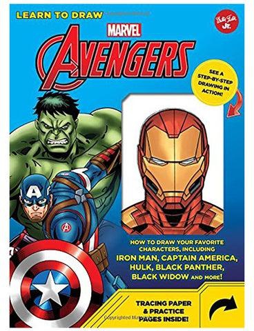 Learn To Draw Marvel Avengers: How To Draw Your Favorite Characters, Including Iron Man, Captain America, The Hulk, Black Panther, Black Widow, And M Paperback English by Walter Foster Jr Creative Team - 2018