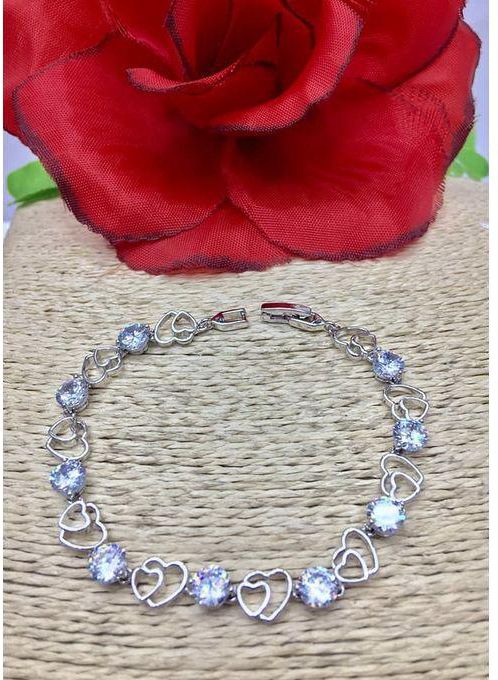 Generic Delicate Lady Bracelet - Silver & Zircon
