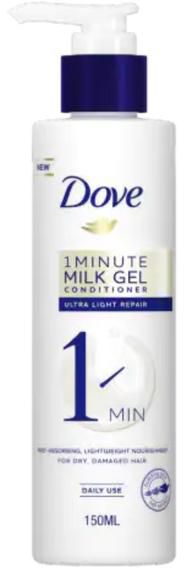 Dove 1 Minute Milk Gel Intensive Repair Ultra Light Conditioner 200ml