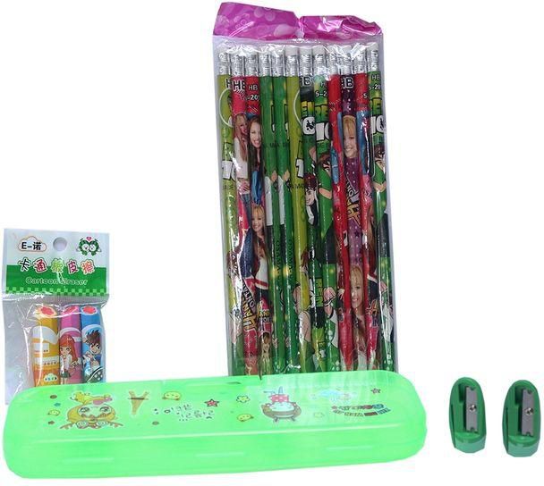 Pencils, Eraser Combo Pack