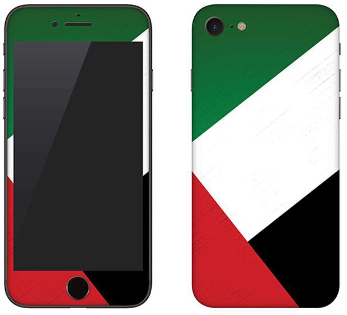 Vinyl Skin Decal For Apple iPhone 7 Flag Of UAE