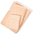 3-Piece Alizaya Towel Set Peach Bath Towel (70x140), 1 x Hand Towel (50x90), 1 x Face Towel (33x33)centimeter Peach 1 x Bath Towel (70x140), 1 x Hand Towel (50x90), 1 x Face Towel (33x33)
