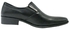 Fashion Men's Official Leather Shoes Slip On - Black