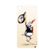 Printed Back Phone Sticker For iphone 6 Plus Rabbit Hanging From Rope And Classic Watch