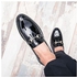 Tauntte New Men Slip On Casual Shoes Fashion Thick Soles Moccassins (Black)