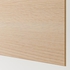 MEHAMN Pair of sliding doors - double sided/white stained oak effect white 200x236 cm
