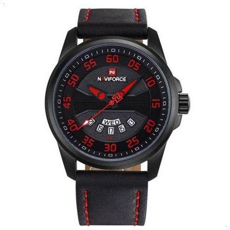 NAVIFORCE Watch For Men Leather 9124 B-R-B