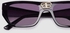 Women's Sunglass With Durable Frame Lens Color Grey Frame Color Black