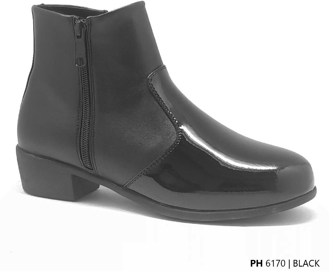 Footlinkonline D70 Model PH 6170 Boots - 9 Sizes (Black Shinning)