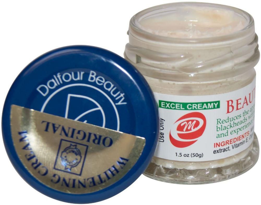 كريم التفتيح والتبيض وإزالة الكلف من شركة دالفور الفرنسية - Whitening Cream Dalfour Beauty Gold