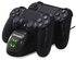 Dual Charging Dock Station Support PS4 Controller Black