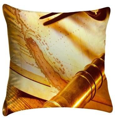Polyester Decorative Cushion Cover Yellow/White/Orange Polyester Yellow/White/Orange 40x40centimeter
