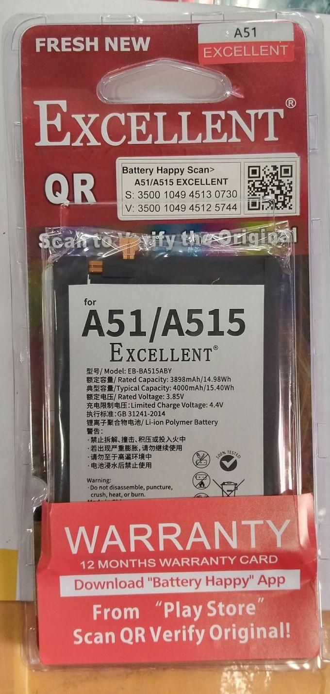 Excellent SAMSUNG GALAXY A51 Mobile Phone Battery - Replacement Battery.