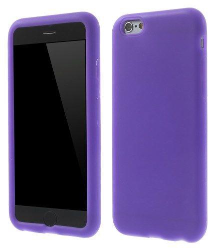 Soft Silicone Back Skin Cover for iPhone 6 4.7 inch – Purple
