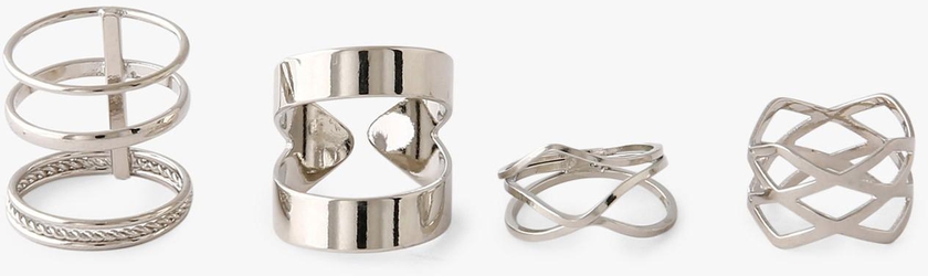 Cut-Out Ring Set